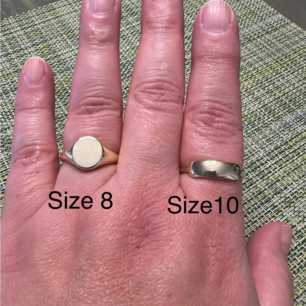 Silpada gold plated silver rings